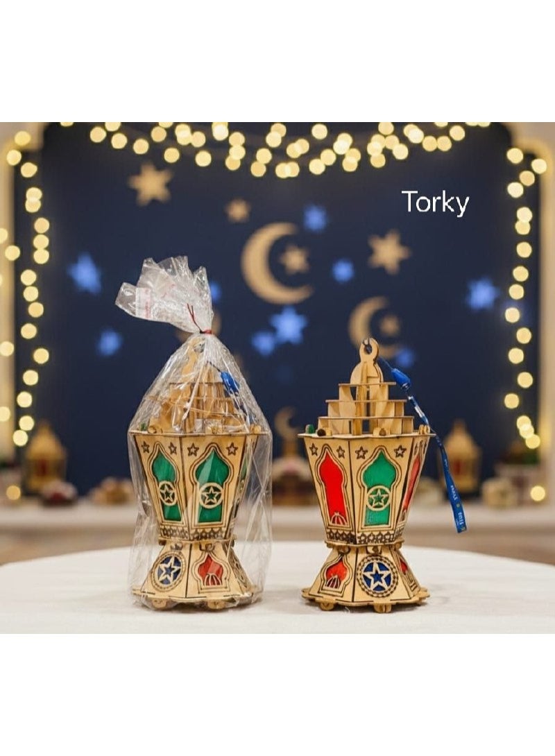 Quds 1 Musical & Light Decoration – Premium Finish + Free Keychain | 17 cm - Image 1